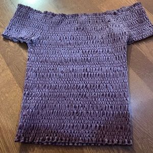 Off the shoulders top